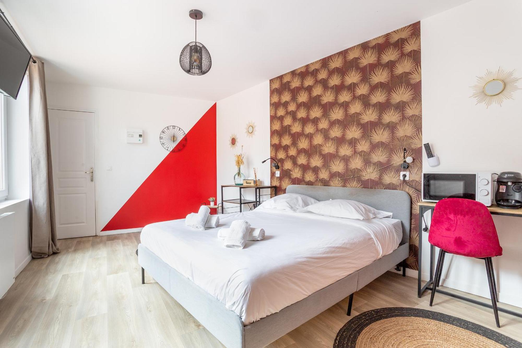 S&K Suite Grande Rue Roubaix - Chambre Spacieuse Et Sdb Privee - Netflix Et Cuisine Zewnętrze zdjęcie
